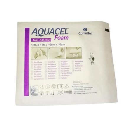1 Aquacel Foam Adhesivo Convatec (420680) 10 x10 cms