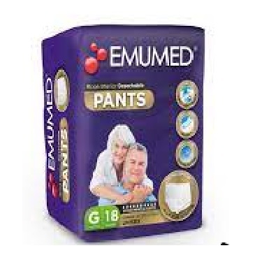 1 Pañal Pants Emumed G 18 u.(110 a 150 cms) Codigo CI190044