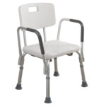 1 Silla Ducha Con Respaldo y Apoya Brazos